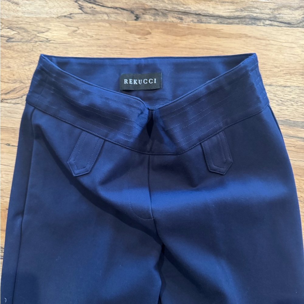 Elegant Navy Women's Pants - Picture 4 of 5